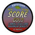 Поводочный материал Kryston Score gold camou 10м 60Ibs  