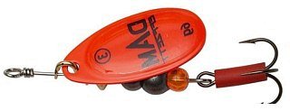Блесна Effzett Fluo Spinner №1 3гр Sinking rot