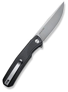 Нож Sencut Scitus Flipper Knife Black G10 Handle (3.47" Gray Stonewashed D2 Blad - фото 2