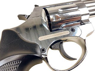 Револьвер Курс-С Таурус-S 10ТК сигнальный 2,5" 5,5мм хром - фото 3