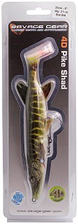 Приманка Savage Gear 4D Pike shad 20см 65гр SS 01 Striped pike