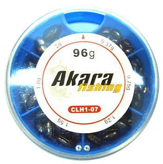 Набор грузов Akara 0.37-1.8гр олива - фото 2