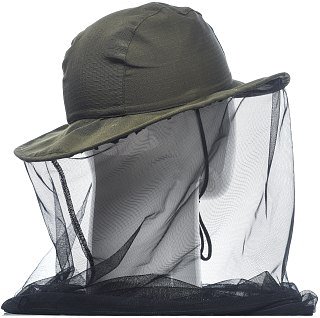 Панама-накомарник Huntsman Антигнус смесовая рип-стоп с кольцом хаки - фото 2