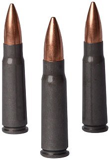 Патрон 7,62х39 УПЗ (ТПЗ) FMJ 7,9гр гильза сталь - фото 3
