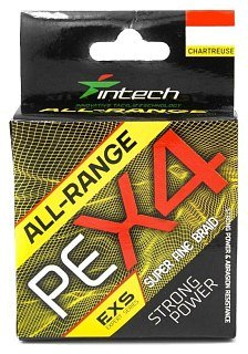 Шнур Intech All-Range PE X-4 150м PE 1,5/0,20мм 19lb 8,63кг - фото 1