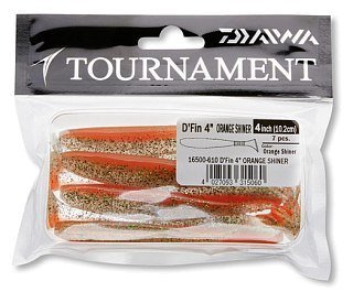 Приманка Daiwa Tournament D'FIN 10,2см Orange Shiner уп.7шт - фото 2
