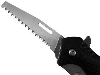 Нож Sanrenmu 7098LUE-PH-T5 складной сталь 12C27 Mirror black PA66 GF - фото 5