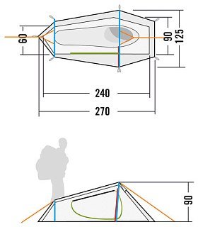 Палатка Tatonka KOLI light olive - фото 7