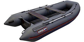 Лодка Хантер 330А НДНД серый - фото 3