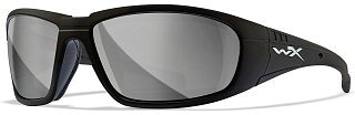 Очки защитные Wiley X WX Boss Mate Black/Grey Silver Flash - фото 1