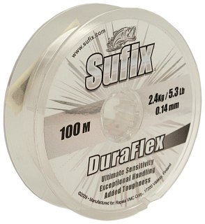 Леска Sufix Duraflex clear x10 100м 0,14мм