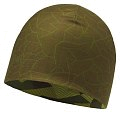 Шапка Buff Microfiber reversible hat block camo green