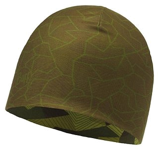 Шапка Buff Microfiber reversible hat block camo green - фото 1