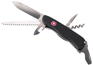 Нож Victorinox Forester 111мм 12 функций черный - фото 2