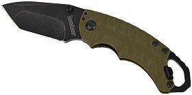 Нож Kershaw Shuffle II складной сталь 8Cr13MOV оливковая рукоятка