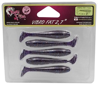 Приманка Crazy Fish Vibro fat 2.7'' 1-71-98-6