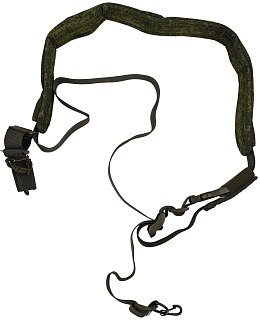 Ремень ТР Долг М3 оружейный тактический для охотников с подушкой зеленый EMP - фото 1