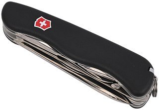 Нож Victorinox Outrider 111мм 14 функций черный - фото 7