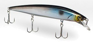 Воблер Jackall Rerange 130 SP hl bora silver & black - фото 4