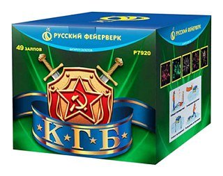 Батареи салютов Русский Фейерверк КГБ 49 залпов