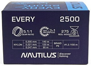 Катушка Nautilus Every 2500 Com - фото 10