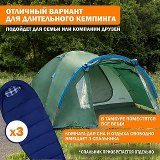 Палатка PerevalPro Cloud Dome 3 - фото 8