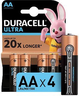 Батарейка Duracell Ultra АА уп.4шт - фото 1