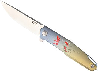 Нож Mr.Blade Lance M390 Лабутены titanium handle - фото 1