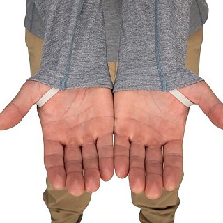 Футболка Simms Bugstopper Hoody Steel Heather  - фото 4