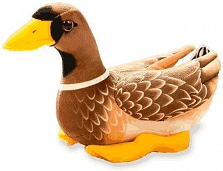 Игрушка Mimis Утка коричневая 25 см 