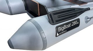 Лодка BigBoat К280НД серый - фото 6