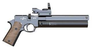 Пистолет Ataman AP16 4,5мм black компакт металл