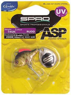 Тейл-спиннер SPRO ASP spinner UV rudd 14гр