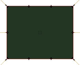 Тент Alexika TARP 4M X 3,2M green - фото 10