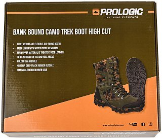 Ботинки Prologic Bank bound trek high camo  - фото 12