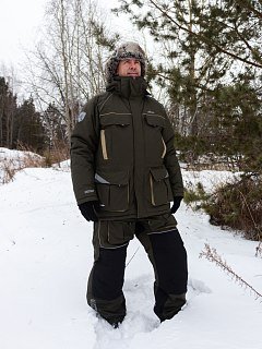 Костюм Grayling Камчатка Магма для рыбалки зимний хаки - фото 26
