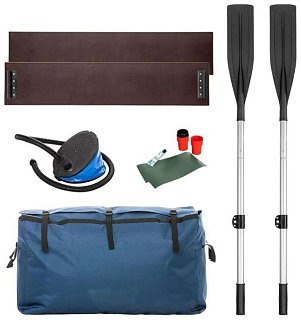 Лодка Тонар Алтай А320 надувное дно зеленый - фото 9