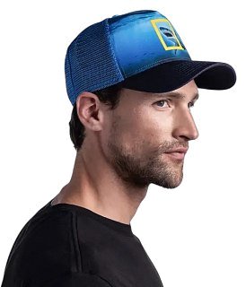 Кепка Buff Trucker Cap Seons Navy  - фото 4