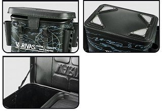 Сумка баккан Varivas Vaba-77 Tackle Bag 33см Blue - фото 4