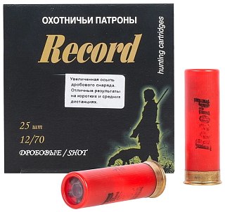 Патрон 12х70 Рекорд 7 32гр био увеличенная осыпь - фото 1