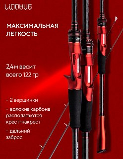 Спиннинг Riverzone Unispin S802 ML-M 5-21гр, 7-25гр 2,4м - фото 2