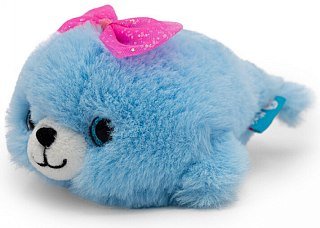 Игрушка Mimis Нерпа Пушистик мини голубой 13см - фото 1