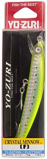 Воблер Yo-Zuri Crystal minnow F6 GHCS