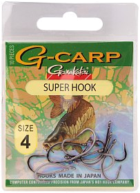 Крючок Gamakatsu G-Carp Super Hook №4 уп.10шт
