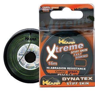 Поводковый материал Trabucco K-Karp DT xtreme  stiff camo green 16м 35lb