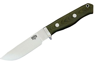 Нож Bark River Gameskeeper Green Linen Micarta
