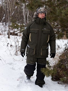 Костюм Grayling Камчатка Магма для рыбалки зимний хаки - фото 28