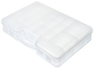 Кейс Три Кита КД-1 белый двухсторонний с ручкой (290*210*60) - фото 4