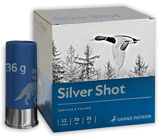 Патрон 12х70 Главпатрон Silver shot 4 био 36г