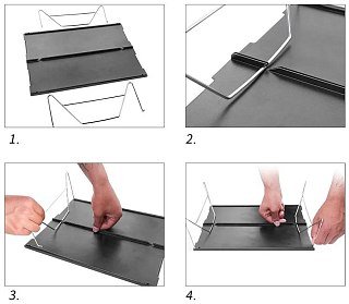 Стол King Camp Smart алюм/сталь черный - фото 4